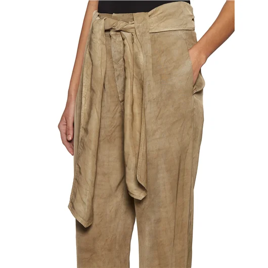 DONDUP PANTALONE MORBIDO CON CINTURA Fino Al -60%