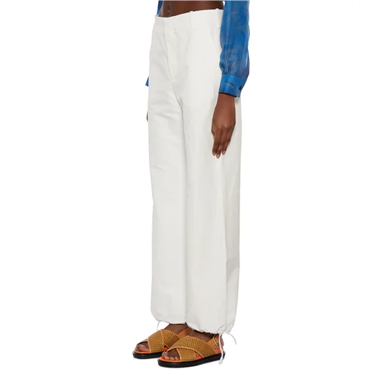 MARNI PANTALONI CARGO IN COTONE E LINO Hotsell
