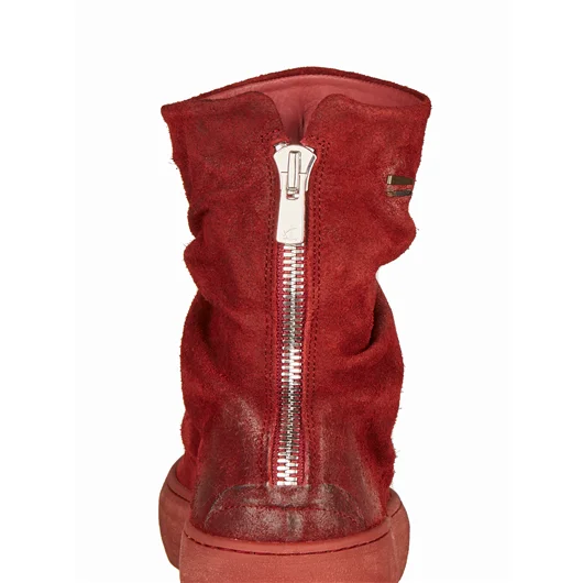 THE LAST CONSPIRACY SLIPON ALTA IN PELLE CON ZIP Consegna Veloce