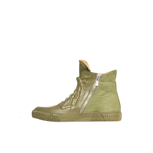 BOTH SNEAKERS ALTA IN PELLE E GOMMA Vendite Flash
