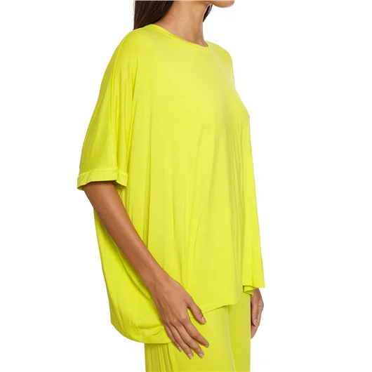 NU T-SHIRT GIROCOLLO IRREGOLARE Fino Al -60%