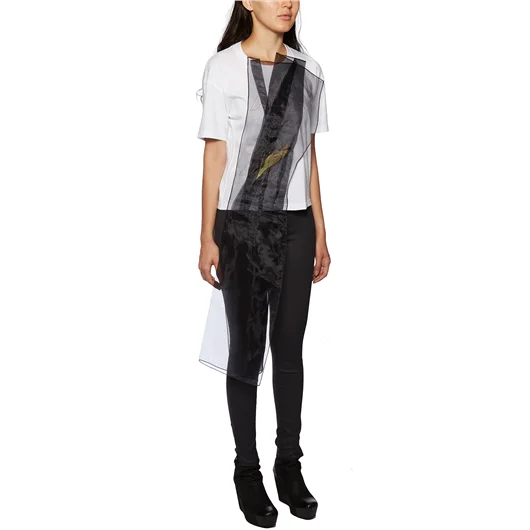 QUETSCHE_ T-SHIRT IN COTONE DRIED FLOWERS Shopping Online