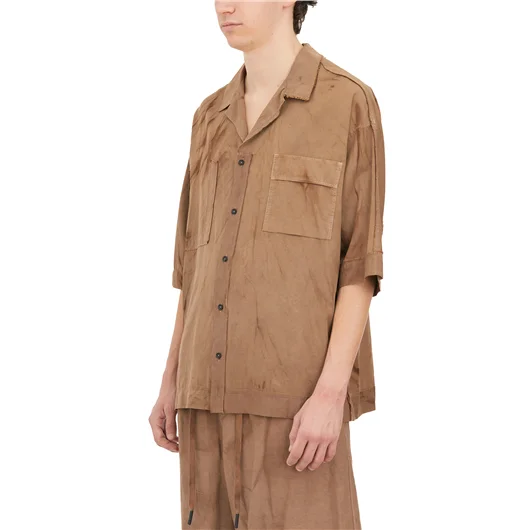 ANDREA YA'AQOV CAMICIA M/M IN CUPRO E COTONE 2025
