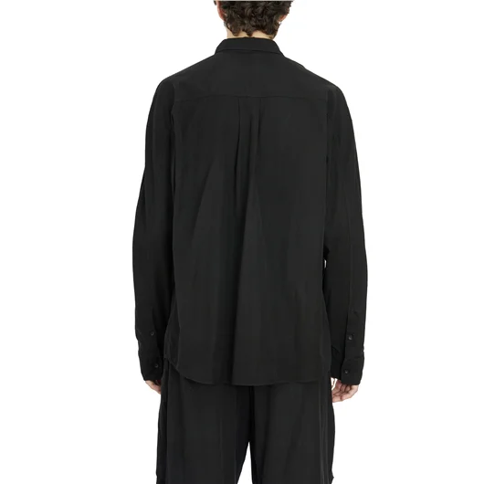 ANDREA YA'AQOV CAMICIA OVERSIZE IN CUPRO E COTONE In Linea