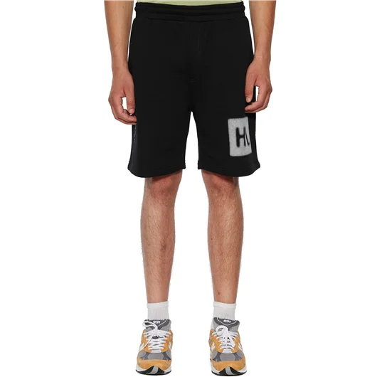 HELMUT LANG BERMUDA STENCIL IN COTONE Sconto