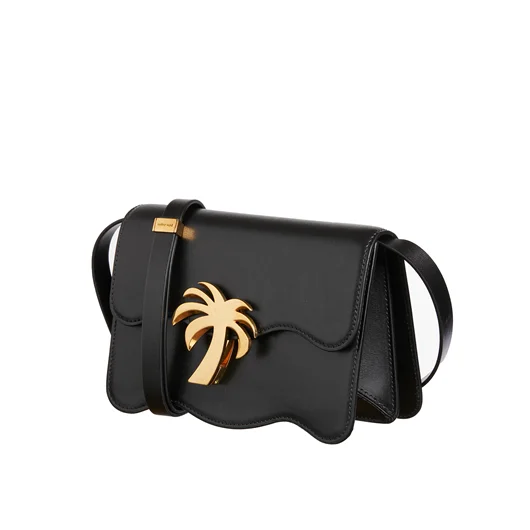 PALM ANGELS BORSA IN PELLE PALM BEACH In Vendita