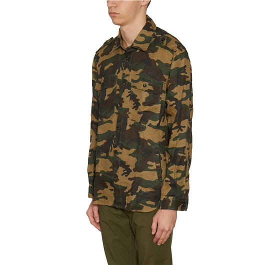 DANIELE ALESSANDRINI CAMICIA CAMOUFLAGE IN LINO I Più Venduti