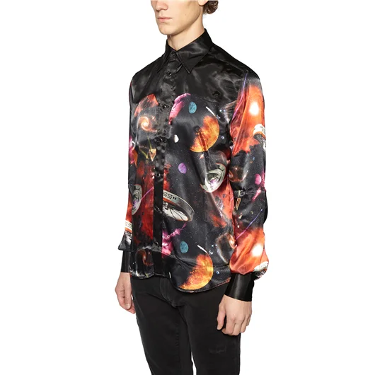 SSS WORLD CORP. CAMICIA FANTASIA ALL OVER Italy