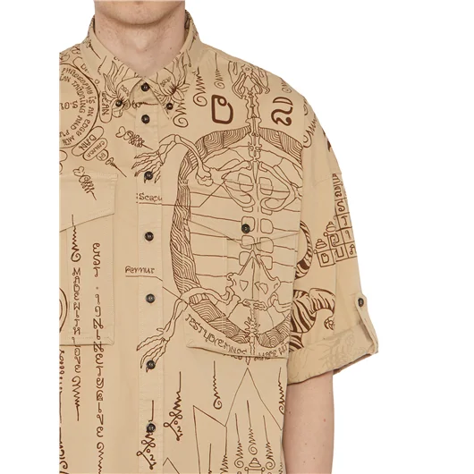 DSQUARED CAMICIA IN COTONE STAMPATA Vendita