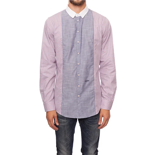 DSQUARED CAMICIA IN POPELINE DI COTONE Fino Al -60%