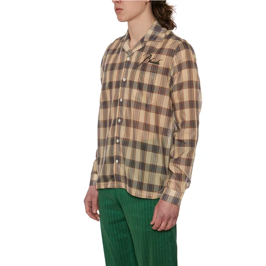 RHUDE CAMICIA LOGO IN MISTO COTONE Convenienza