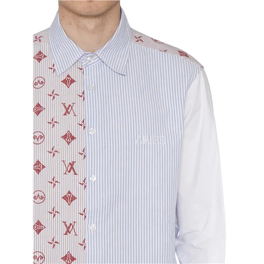 ARIES CAMICIA PATCHWORK IN COTONE Novità