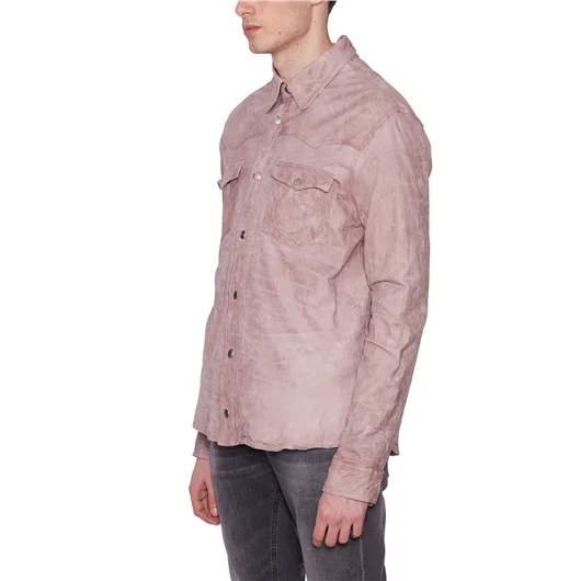 GIORGIO BRATO CAMICIA TEXAS IN PELLE Sconto