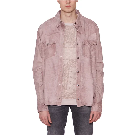 GIORGIO BRATO CAMICIA TEXAS IN PELLE Sconto