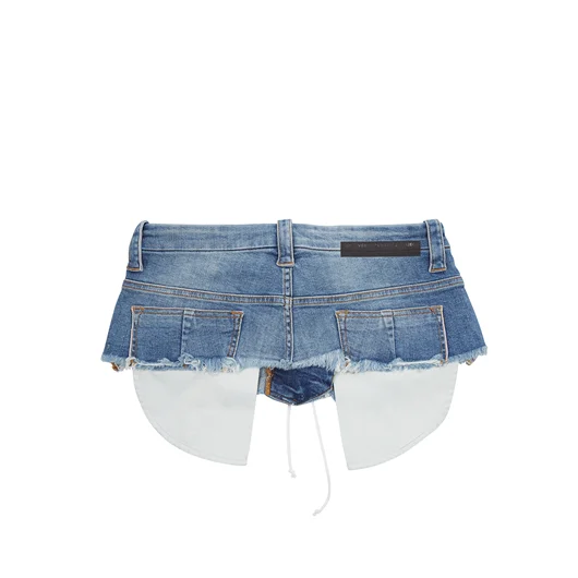 BEN TAVERNITI UNRAVEL CINTURA DENIM LACE UP Nuova