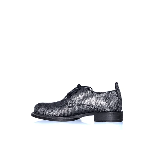 ANN DEMEULEMEESTER DERBY STRINGATA IN ARGENTO Spedizione Gratuita