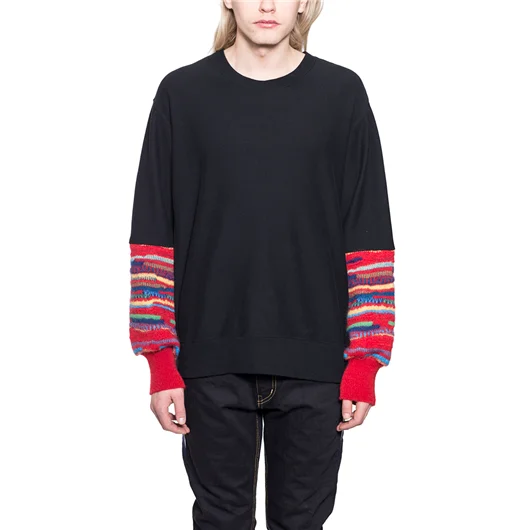 FACETASM FELPA CON MANICHE IN LANA Economico