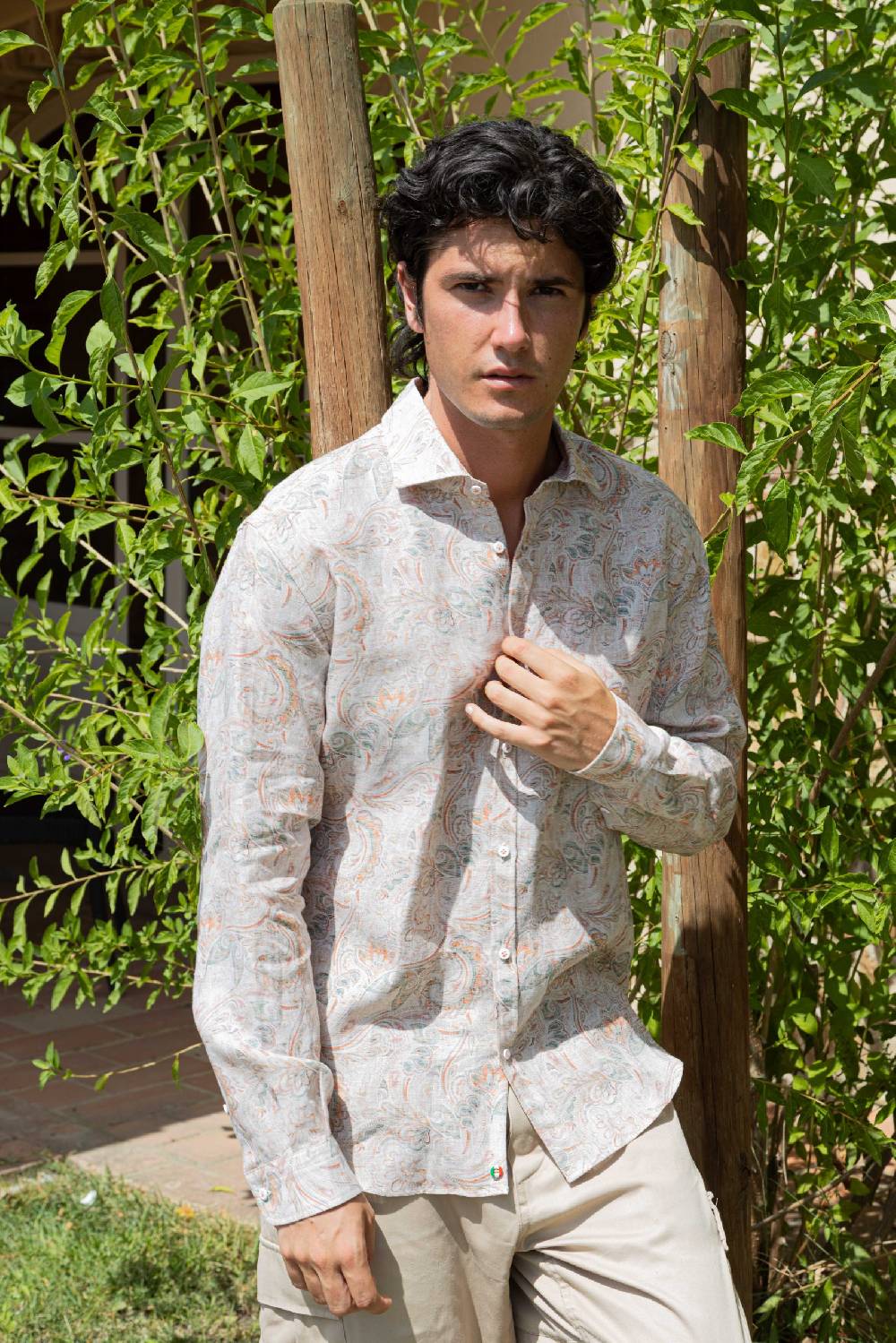 Poggianti Camicia uomo spring summer 24 PISA-60F-202 Saldi