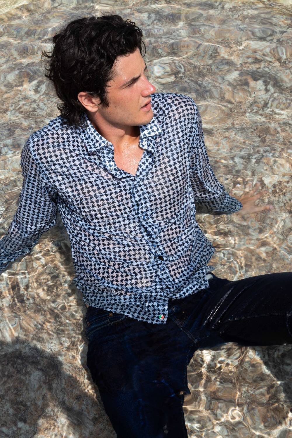 Poggianti Camicia uomo spring summer 24 FIRENZE-66F-114 Offerte