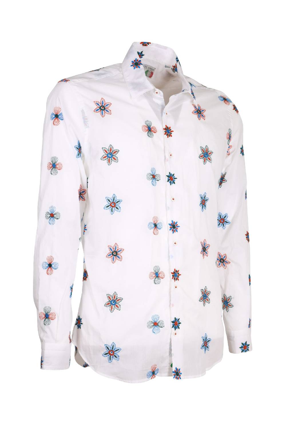 Poggianti Camicia uomo spring summer 24 FIRENZE-66F-248 Vendita Economica