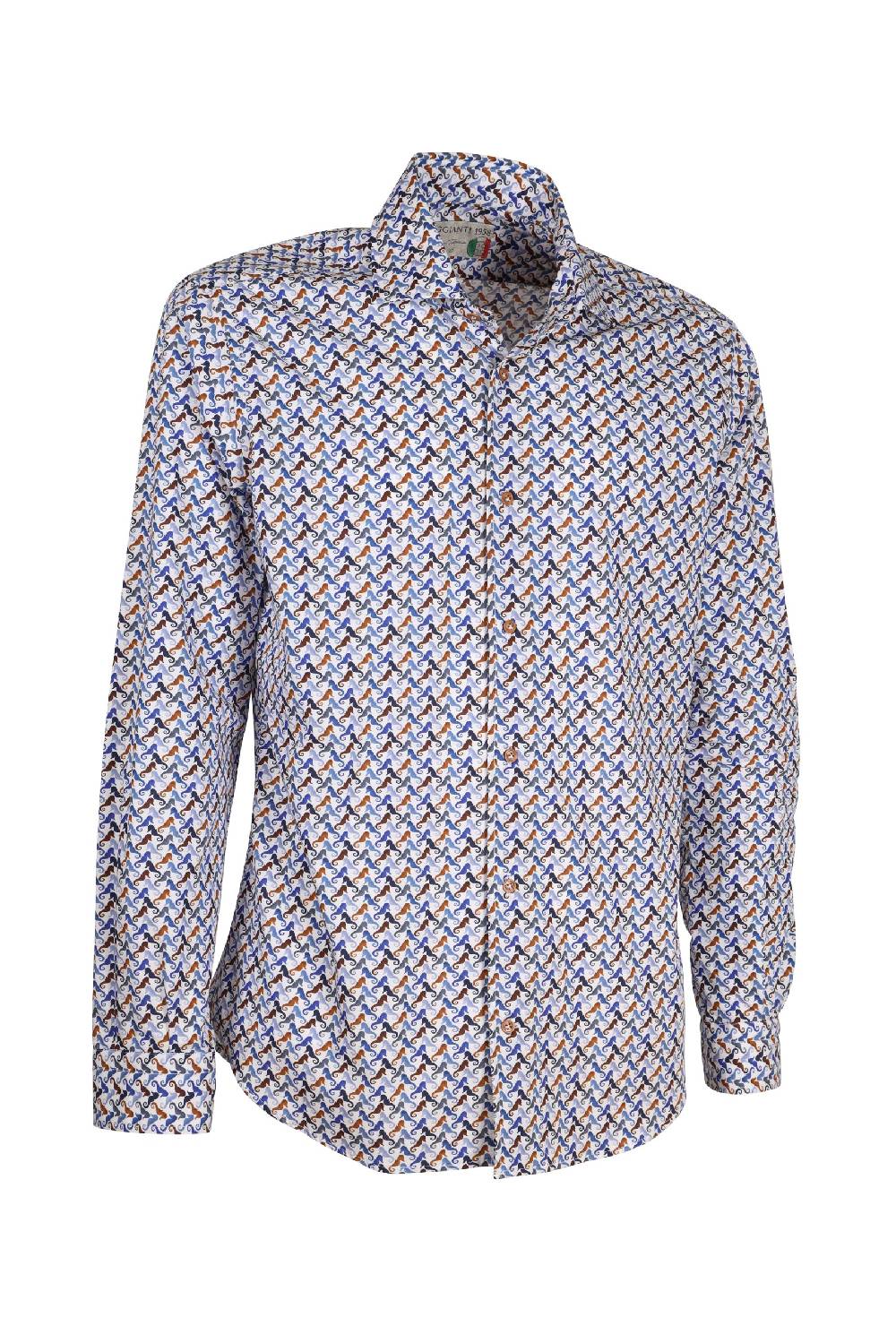 Poggianti Camicia uomo spring summer 24 FIRENZE-60F-113 Vendite Flash