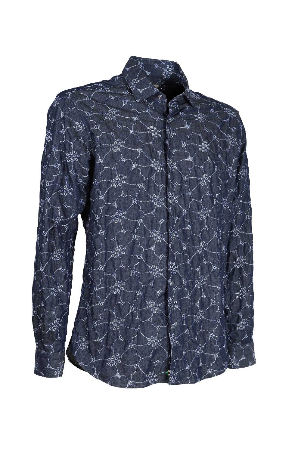 Poggianti Camicia uomo spring summer 24 FIRENZE-73F-235 Negozio