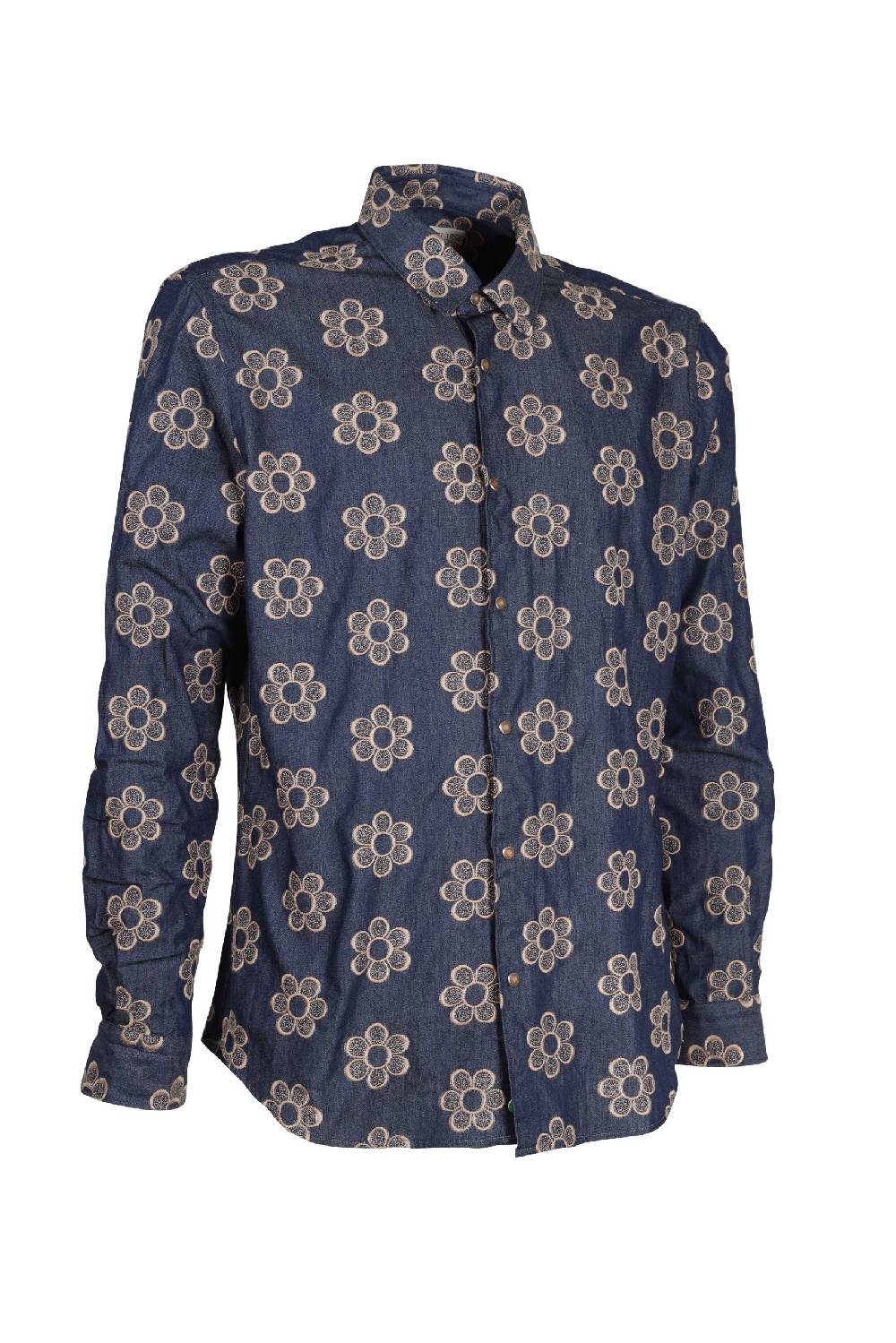 Poggianti Camicia uomo spring summer 24 FIRENZE-66F-236 In Saldo