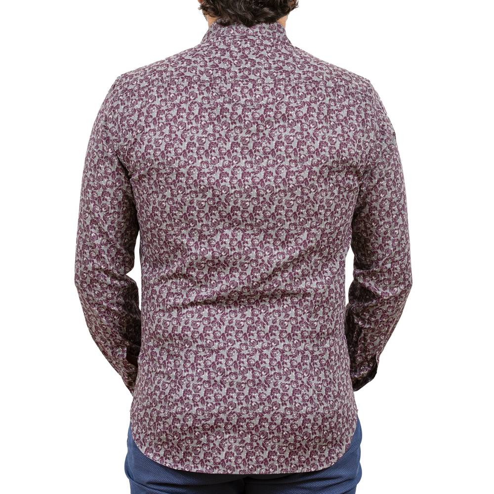 Poggianti Camicia fantasia in flanella collo italiano Negozi Online