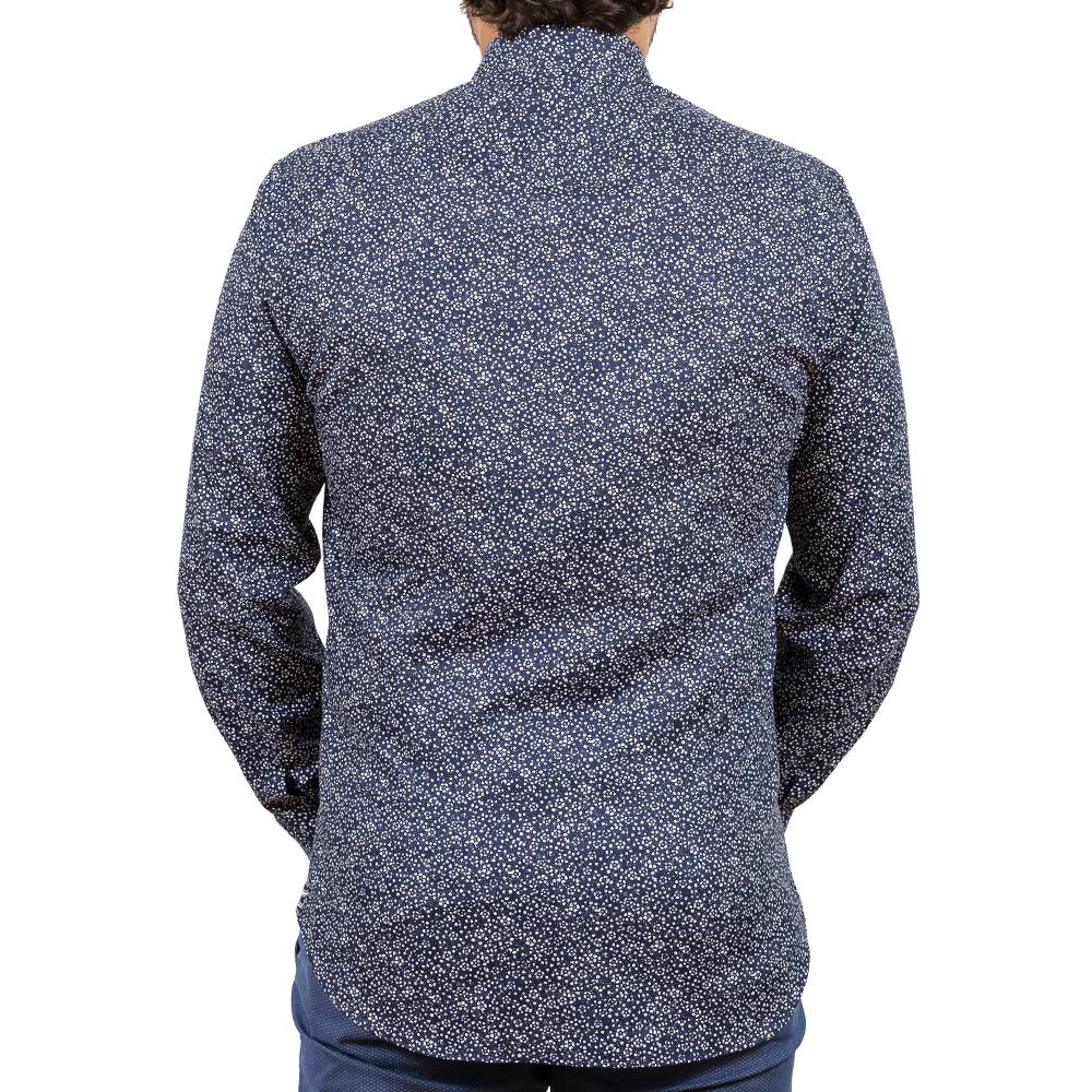 Poggianti Camicia fantasia collo italiano Acquista Ora