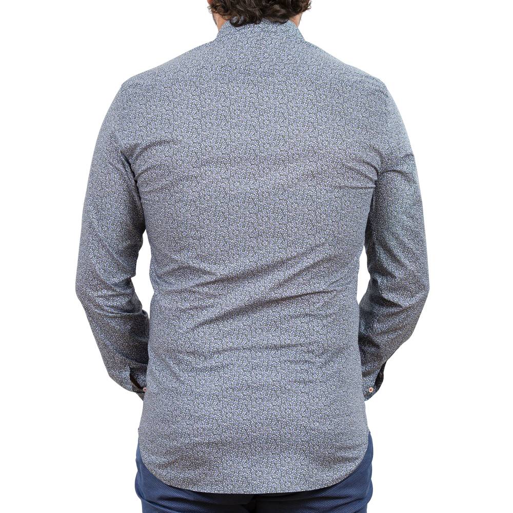 Poggianti Camicia fantasia floreale collo piccolo Economico