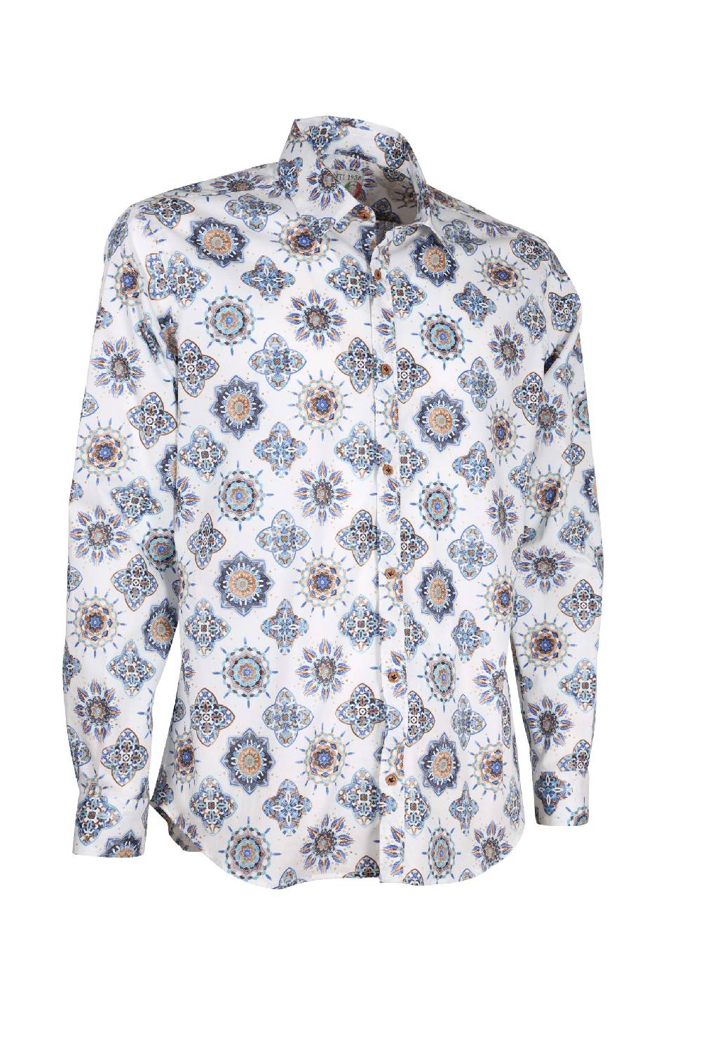 Poggianti Camicia uomo spring summer 24 CHIUSI-66F-136 Negozio