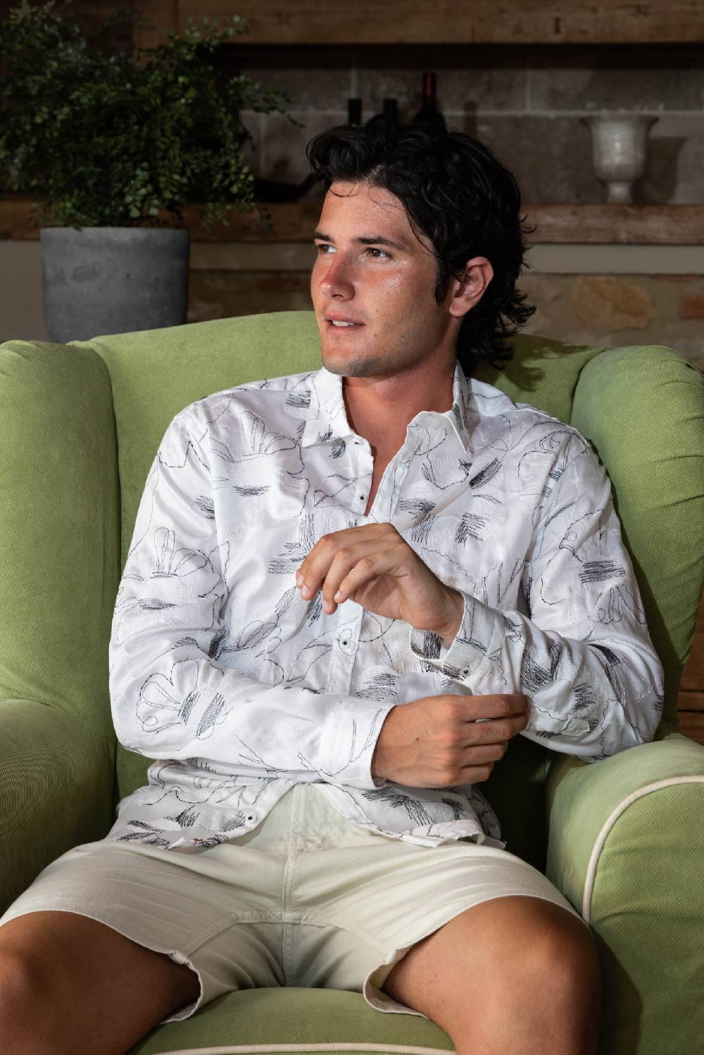 Poggianti Camicia uomo spring summer 24 PISA-73F-223 Nuova