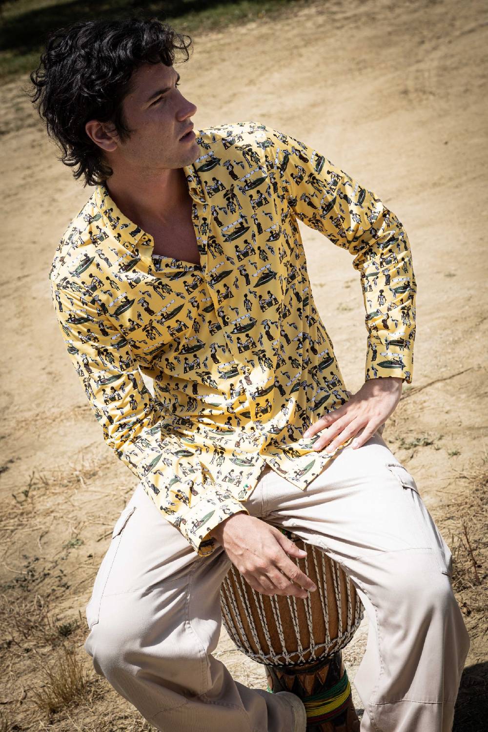 Poggianti Camicia uomo spring summer 24 FIRENZE-64-244 2025