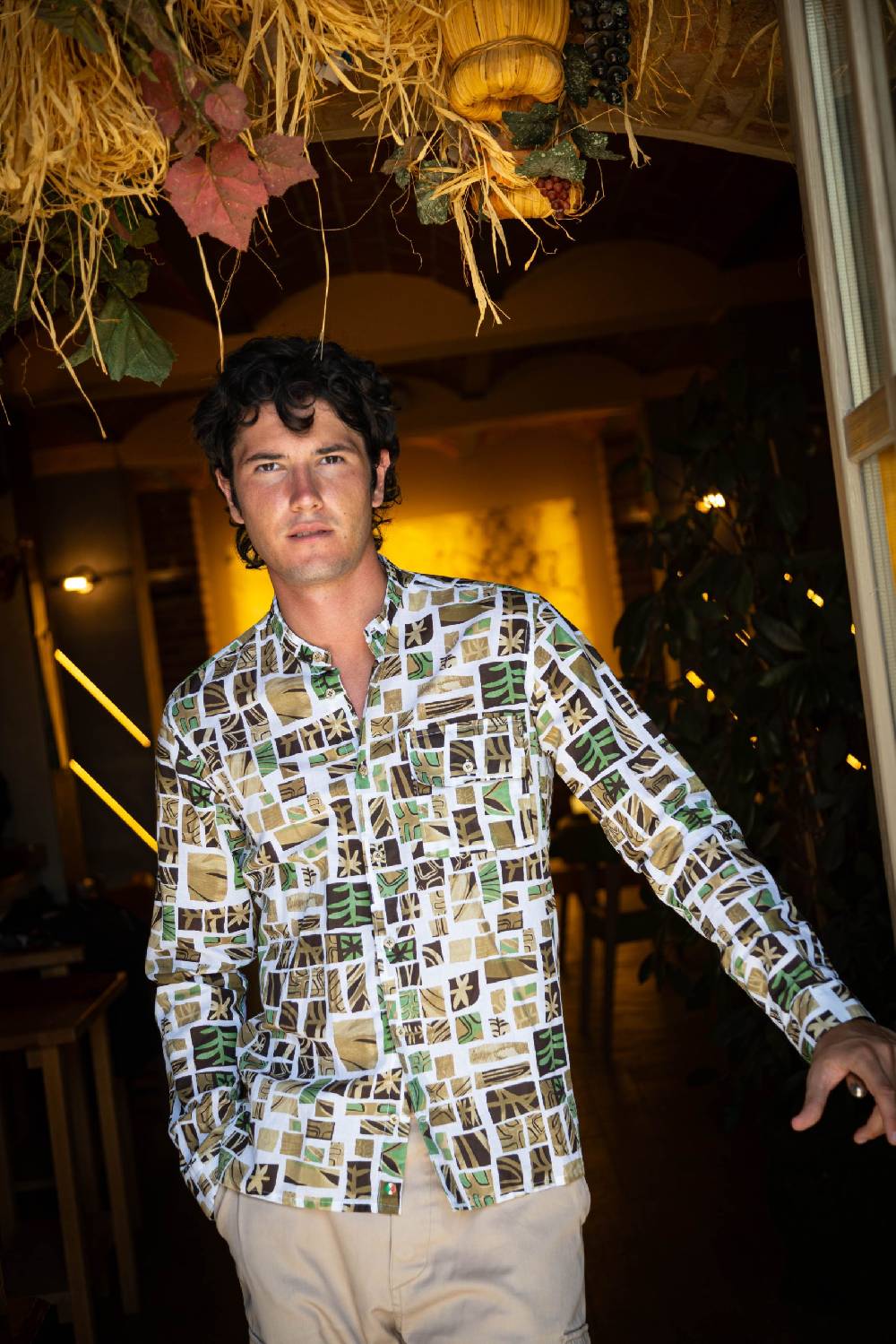 Poggianti Camicia uomo spring summer 24 VORNO-32-195 Italia
