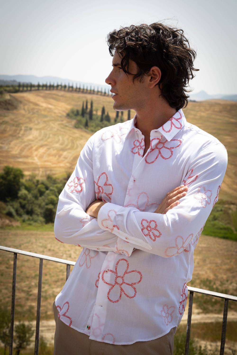 Poggianti Camicia uomo spring summer 24 FIRENZE-66F-241 Pezzi Unici