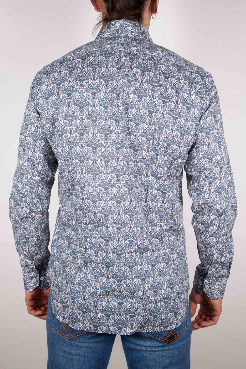 Poggianti Camicia Fantasia collo francese Shopping Online