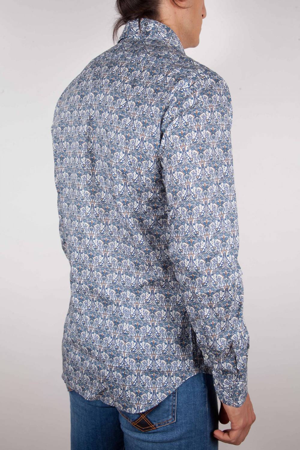 Poggianti Camicia Fantasia collo francese Shopping Online
