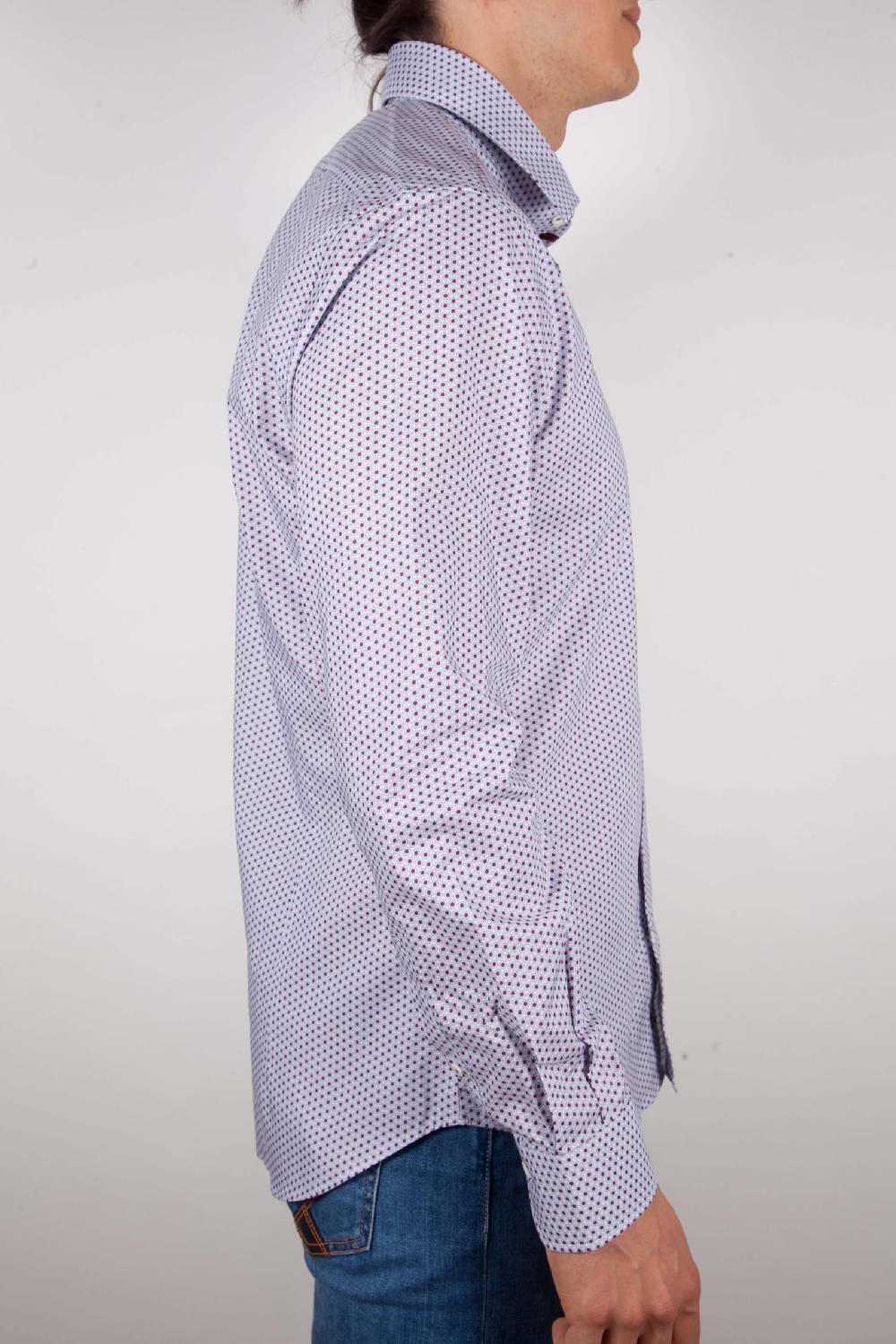 Poggianti Camicia Fantasia collo francese Affare Del Giorno
