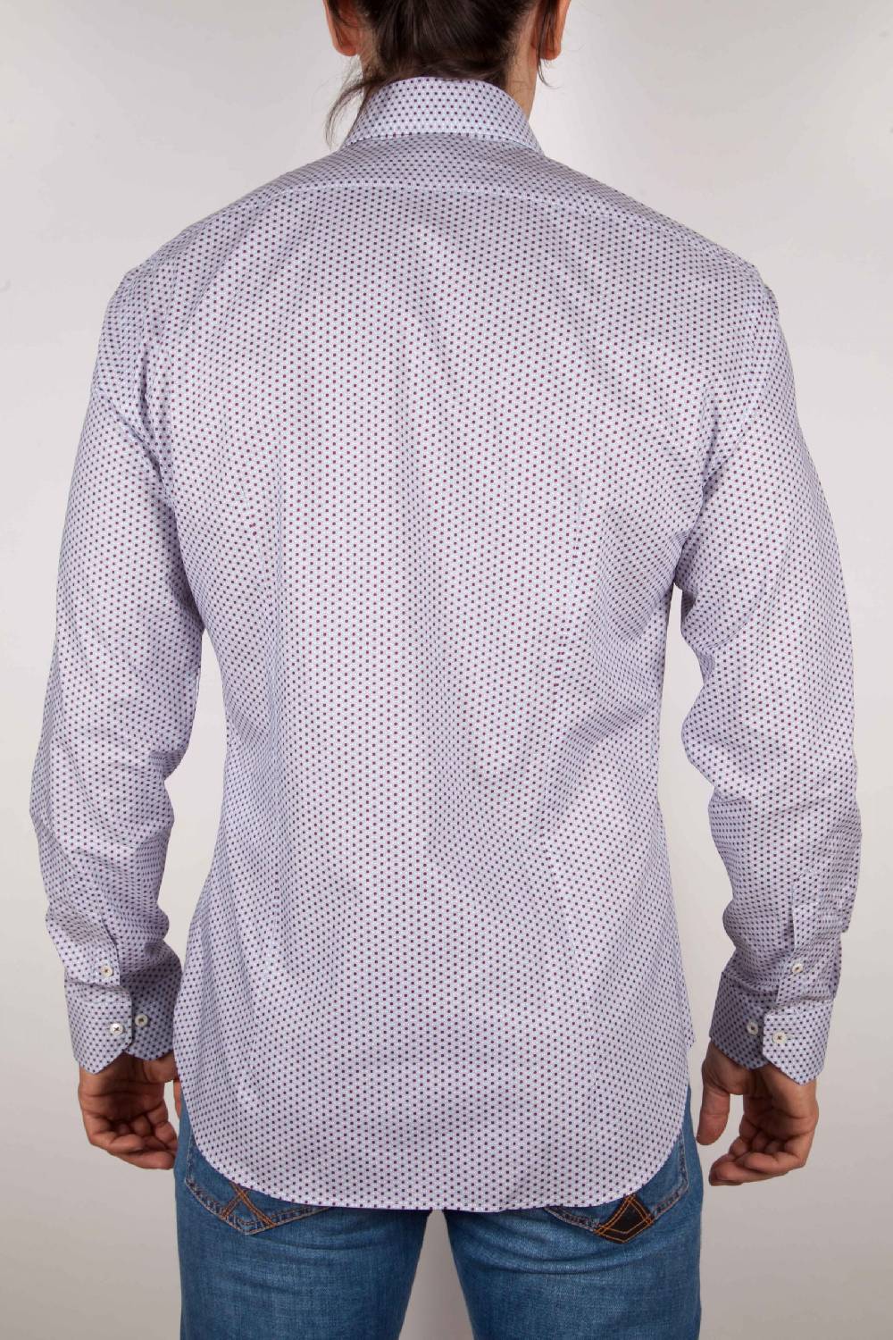 Poggianti Camicia Fantasia collo francese Affare Del Giorno