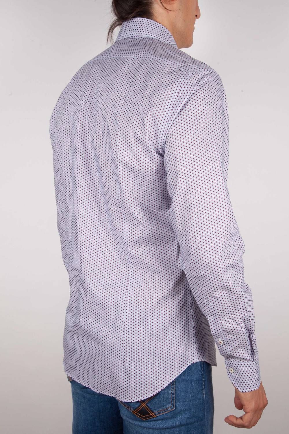Poggianti Camicia Fantasia collo francese Affare Del Giorno