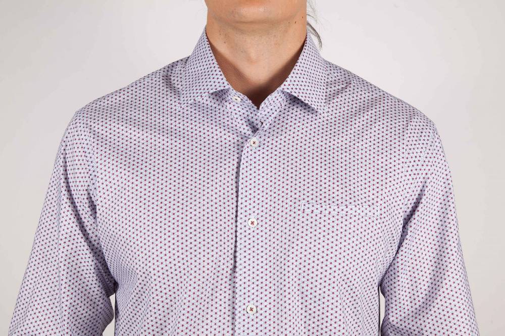 Poggianti Camicia Fantasia collo francese Affare Del Giorno