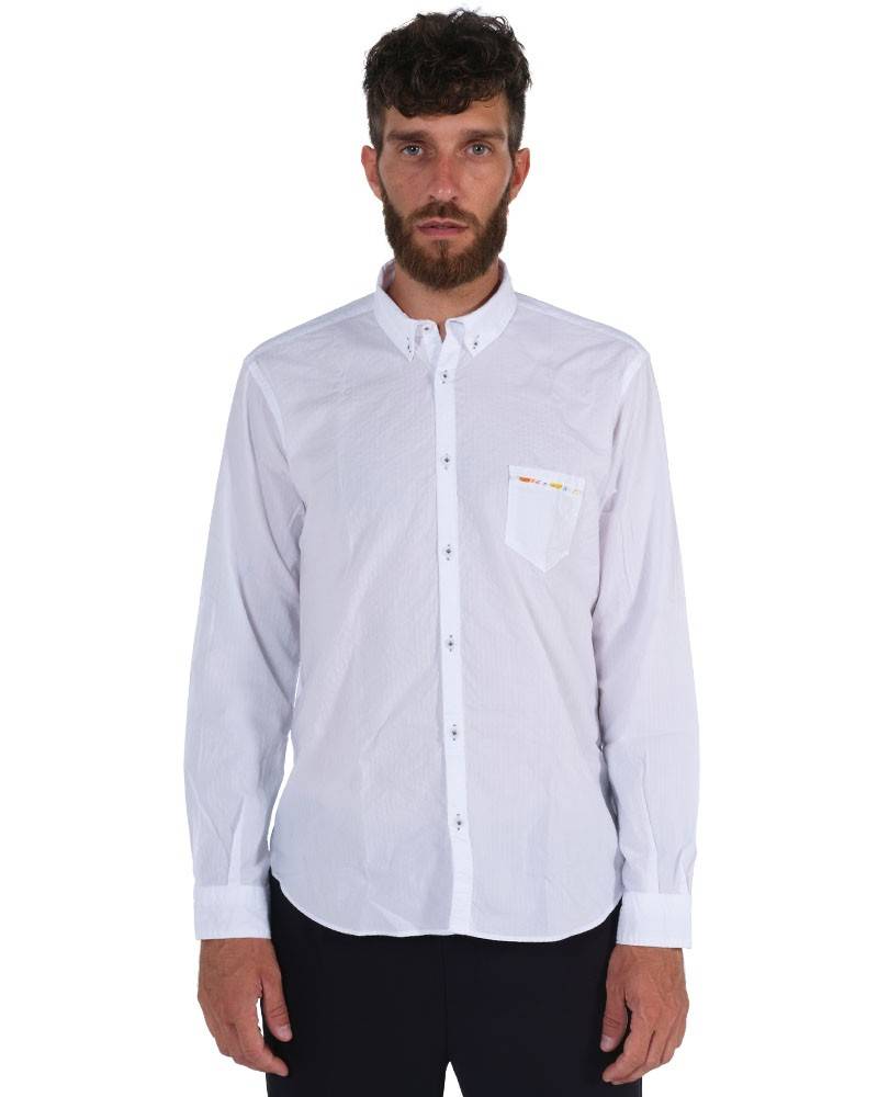 Poggianti Camicia Fantasia Collo Morbido Presa
