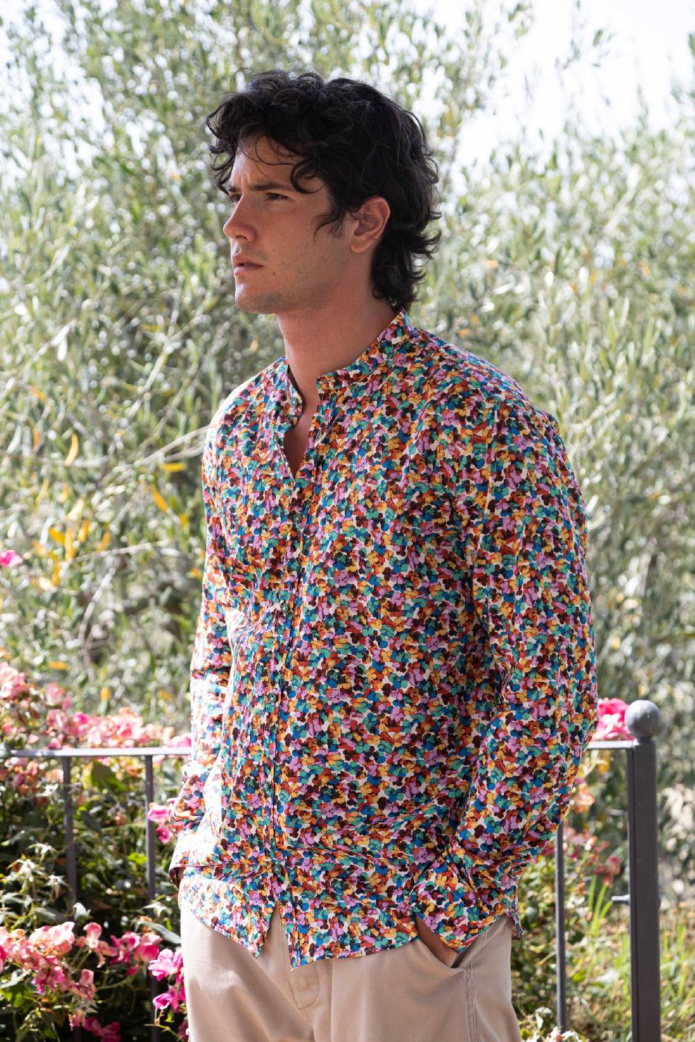 Poggianti Camicia uomo spring summer 24 PISA-32-120 In Saldo