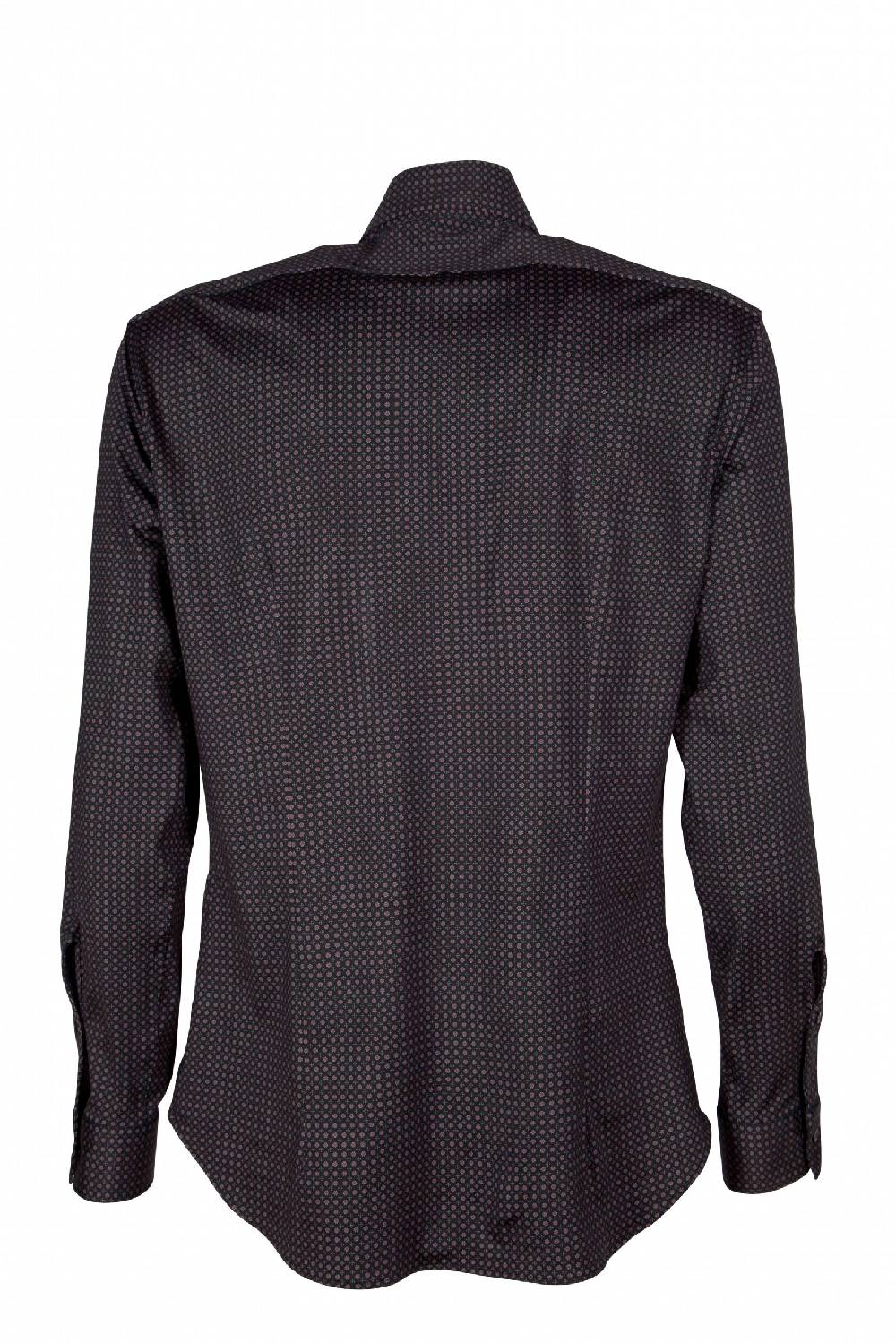 Poggianti Camicia uomo in tessuto tecnico con stampa piccola ACTIVE 31-187-03 Nuovo