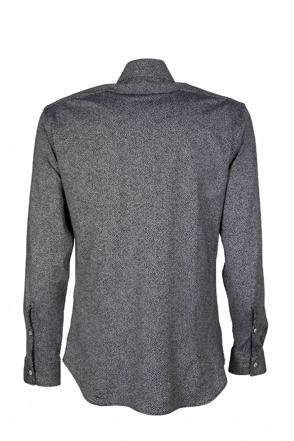 Poggianti Camicia uomo in tessuto tecnico con stampa piccola ACTIVE 31-186-03 Qualità