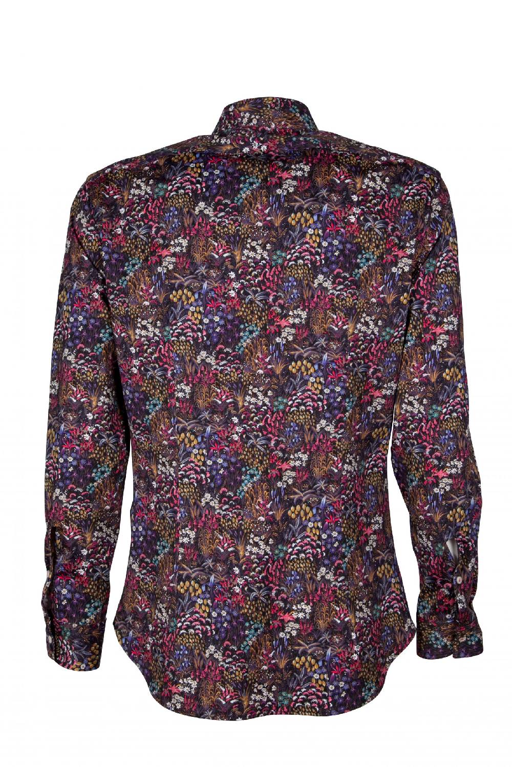 Poggianti Camicia uomo in tessuto tecnico con stampa piccola floreale . ACTIVE. 73-190-01 Qualità Garantita