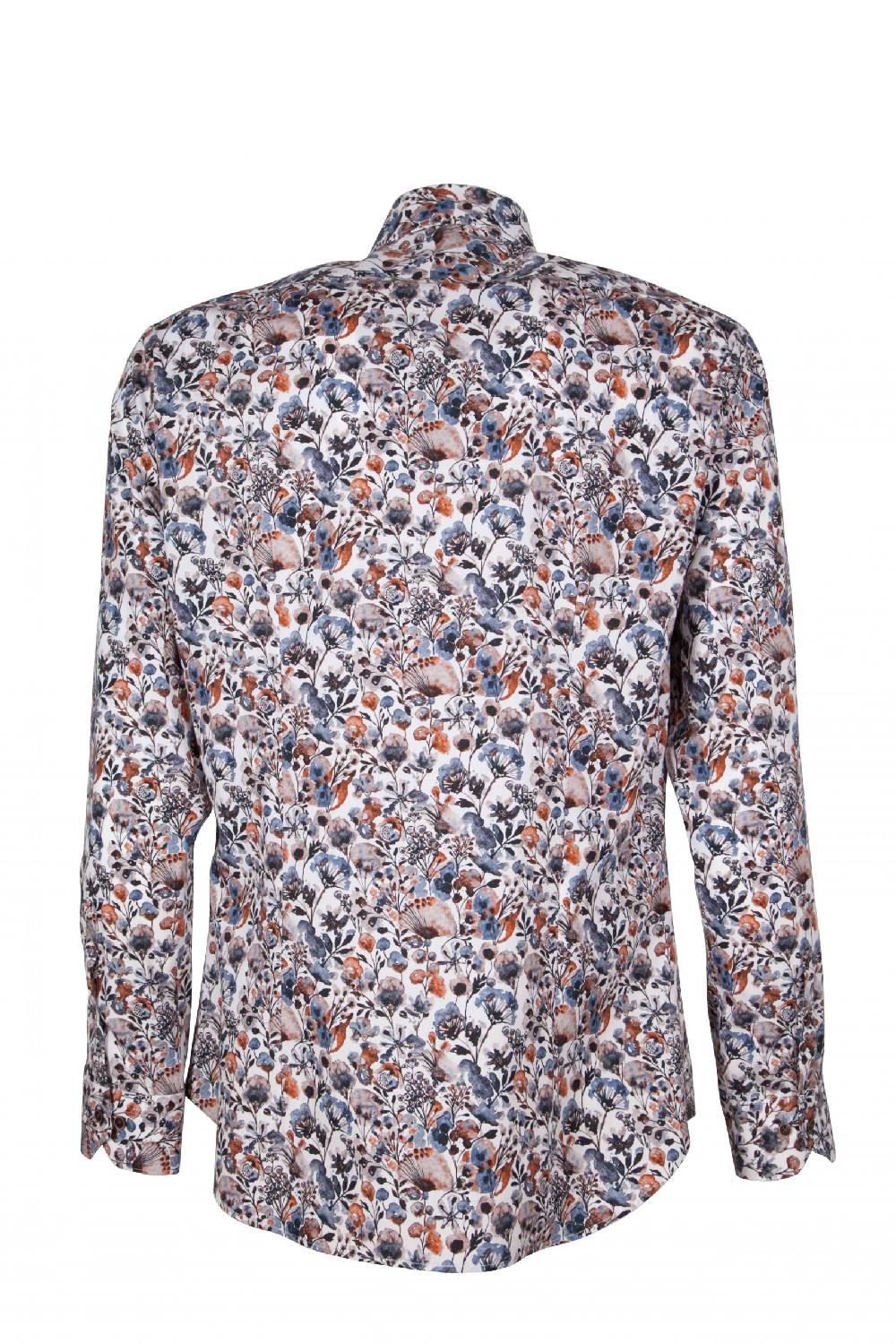 Poggianti Camicia uomo cotone con stampa floreale SIGNA-65-146-01 Fino Al -60%