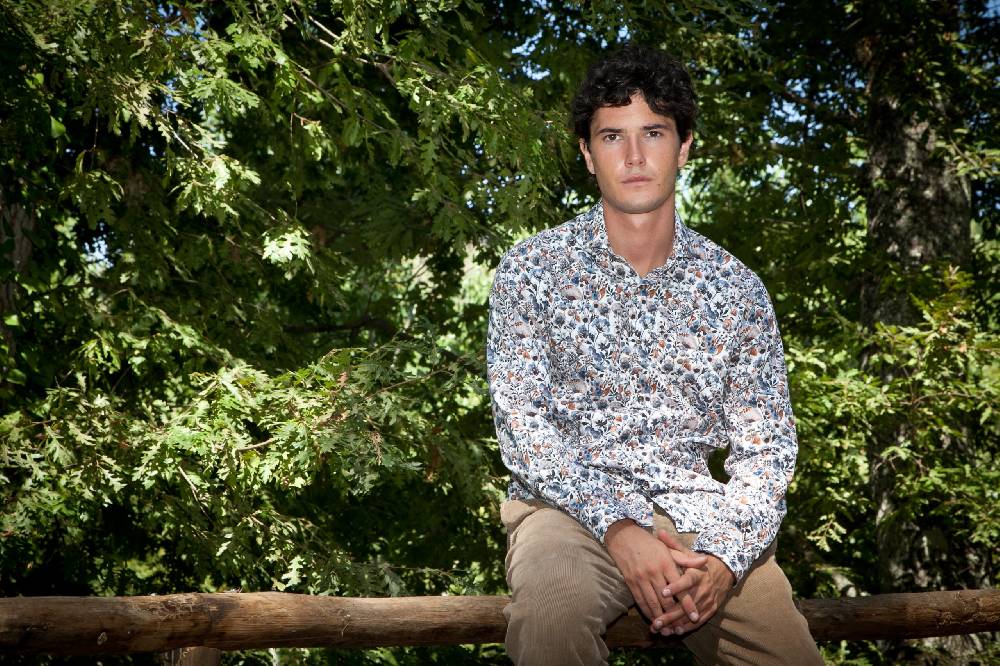 Poggianti Camicia uomo cotone con stampa floreale SIGNA-65-146-01 Fino Al -60%