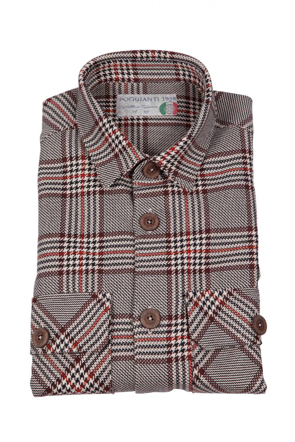 Poggianti Camicia Giacca uomo Oversize VOLTERRA-66F-201-01 Offerta