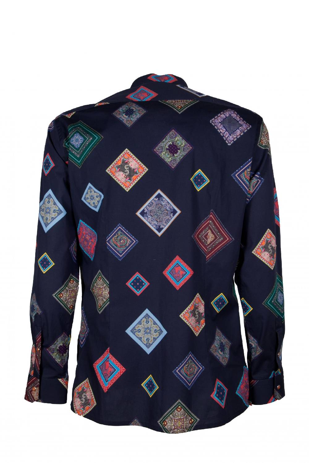 Poggianti Camicia uomo stretch con stampa geometrica SCARLINO-33-165-01 Offerte